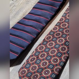 🟢❤️‍🔥2/$25❤️‍🔥 Roundtree & York/John Weitz Silk Tie